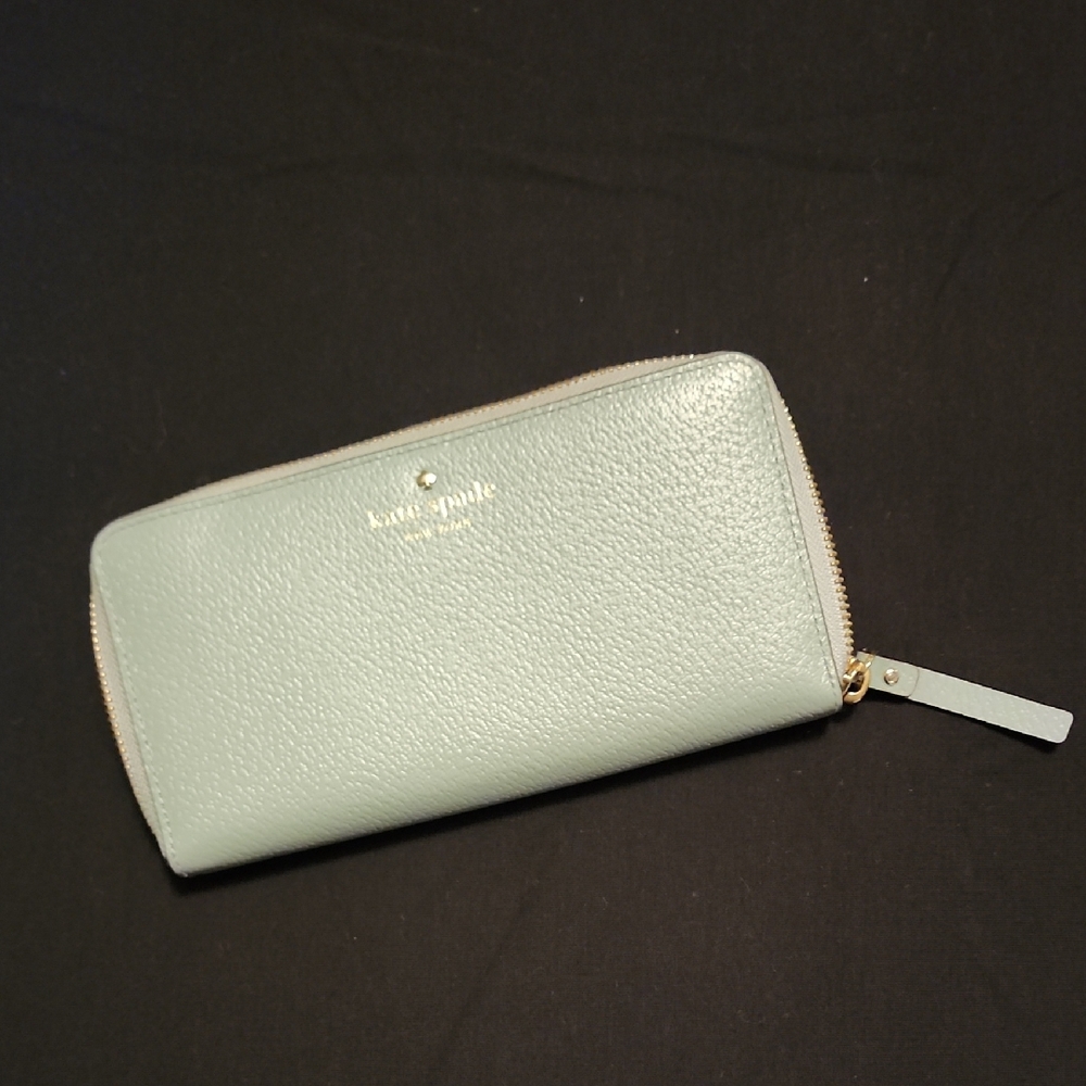 Kate Spade Light Blue Zip Wallet